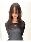 小顔レイヤーカット/ミディアムレイヤー/レイヤーロング