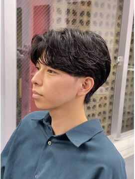 スティミュラス(Stimulus) センターパート×カルマパーマ