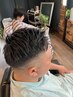 メンズ　フェードカット