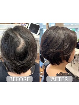 髪が細くボリュームが欲しい・根本がぺたっとするのが気になる方に♪根本ふんわりパーマ【プリカール】