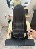 ブルージュネイビーカラー_艶髪ロングレイヤーカット_462