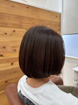 リーク(LEEK) 髪質改善カラーで仕上がる艶ボブ♪