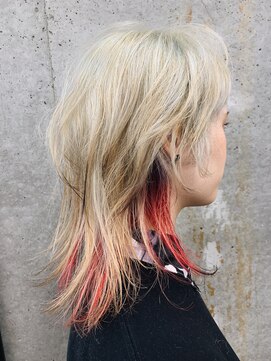 ネアー 新潟(NEER) デザインカラー/ウルフカット[新潟駅/万代］