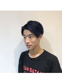 ネイビーブルー×センターパート！【福田れん】