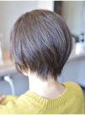 柔らかな丸みと束感の大人ショート◎40代/50代/Sui hair design