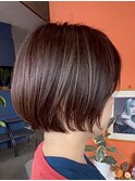丸みショートボブ