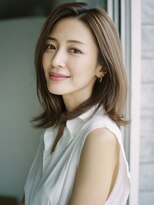 アルトリスト(Altruist Aging×HAIR&SPA) ★ダークアッシュ大人ガーリーボブ着物ミディアムレイヤーカット