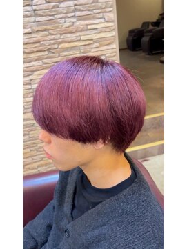 クロエ バイ ラヴィズム 新潟ビルボードプレイス2店(CLOE by LUVISM) マッシュカット＆チェリーピンク