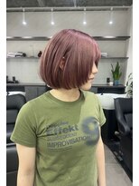 トーン(tone)&nbsp;ボブレイヤー×ピンクベージュ