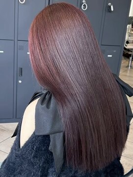 リブ バイ ボクノ(Liv by bokuno) ワインレッド/チェリーレッド/髪質改善/縮毛矯正