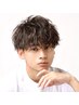 【メンズ】メンズカット＋メンズカラー＋メンズ眉質改善＋炭酸泉Spa