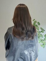 シエル バイ ケンジ 登戸 生田(CIEL by KENJE)&nbsp;ブリーチなし赤み抑えめオリーブベージュカラーロング