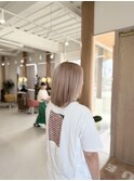 抜きっぱなしブロンド/ココアベージュ