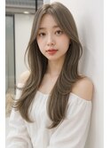 くびれロングスタイル/透明感カラー