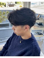 ブランコトレス 鏡島(BLANCO tres) フェザーパーマ/毛流れパーマ/フェザーショート