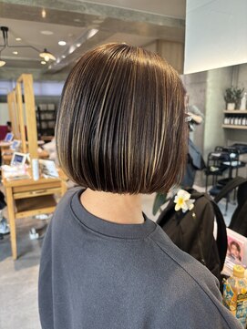 ゼストプラス(ZEST plus) 大人ミニボブハイライト