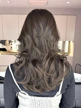 メゾンマイル 恵比寿(maison mile) 大人綺麗なブラウンカラー/顔まわりカット/レイヤー/恵比寿駅