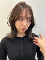 ウシワカマル ミライ(USHIWAKAMARU MIRAI) ナチュラルくびれレイヤー/ブリーチなし透明感ブラウン