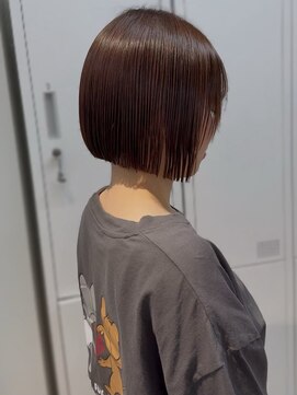 ザシェノンウメダ(THA CHAINON UMEDA) イメチェン/ピンクベージュ/アンブレラカラー/前髪/心斎橋