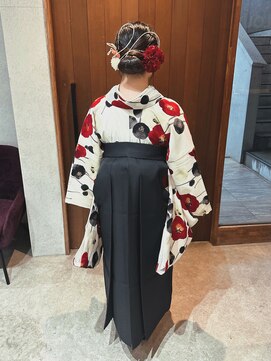 ルーブル(LOUVRE) 【Ｈitomi】袴着付け+ヘアセット