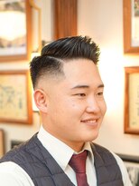 バーバーショップ ダリー(BARBERSHOP DALIE)&nbsp;メンズビジネスショート爽やかメンズショートスーツスタイル