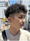 ツイストパーマ/刈り上げ/スパイキーショート/藤沢美容室