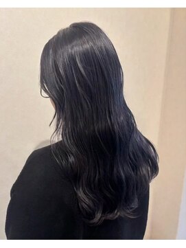 ロッカヘアエジェ(ROCCA hair eje.) ダークアッシュダークアッシュロング