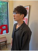 大人の波巻きパーマ