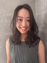 カナモロカ(CANAMO ROCA) 大人可愛い/ミディアムレイヤー /暗髪/レイヤーカット