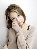 フェイスフレーミングボブ
