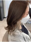 インナーカラー ハイライトベージュ
