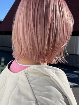 ラック 津田沼(LUCK) LUCK 3回ブリーチベビーピンク