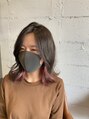 アグ ヘアー トワ 摂津富田駅前店(Agu hair towa)&nbsp;インナーカラーのデザイン好きです！