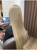 【Cica 神戸三宮元町】ミルクティカラー髪質改善トリートメント