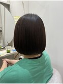 縮毛矯正×ボブ