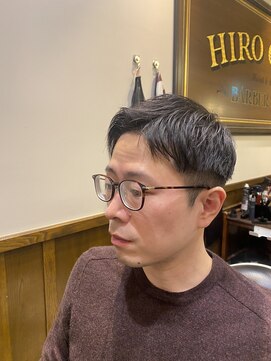 ヒロギンザバーバーショップ 神楽坂店(HIRO GINZA BARBER SHOP) 前上げショート