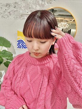 クリアーオブヘアー 栄南店(CLEAR of hair) 前髪インナーカラー