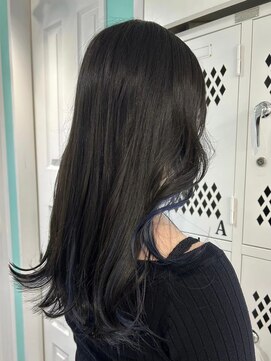 マティーナ ヘアー 池袋(Matina hair) 【インナーカラー×ブルー】20代30代40代