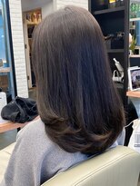 ディフィーノ 青山(DIFINO)&nbsp;【DIFINO 青山】レイヤー/透明感グレージュ