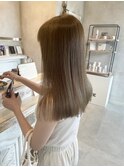 ブリーチ無し透明感ベージュ