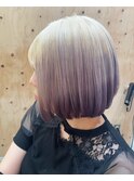 【花菜】抜きっぱなしパープルグラデーション[ニュアンスカラー]