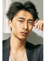 ノイ(noi)&nbsp;センターパートニュアンスパーマ刈り上げツーブロックメンズヘア