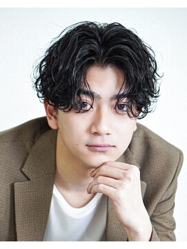 オーシャントーキョー 渋谷神南(OCEAN TOKYO) 波巻きパーマメンズツイストスパイラルパーマツーブロック