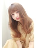 斜めバング/美髪こなれミディ