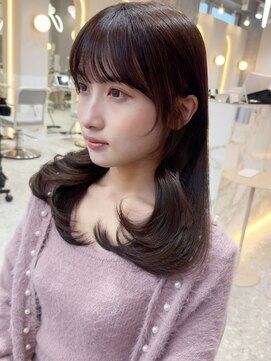ハローバイシー 仙台(Hello by Sea) 韓国風前髪×レイヤーカット【髪質改善/仙台/レイヤーカット】
