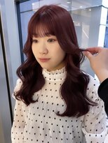 アクシス 栄ガスビル店(`AXIS) 【 HIYORI 】" ブリーチなしレッドカラー "