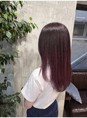 ピンクバイオレット×グラデーション
