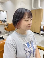 ネイロ 錦糸町(NeiRo)&nbsp;フェイスフレーミングショートボブ内巻きピンクカラーブリーチ