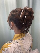 後れ毛アップ