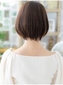 ■イヤリングカラー前下がりひし形ミニボブ401-2★浦和30代40代
